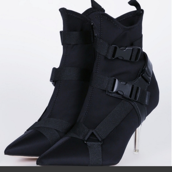 Black buckle boots - Picture 1 of 5